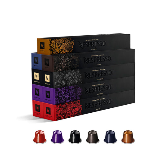 Nespresso Original Line Italian Variety Pack - 90 Capsules Mixed Selection