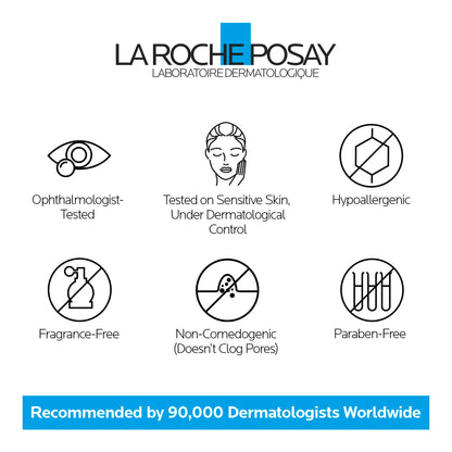 La Roche-Posay Eye Cream for Sensitive Skin, Toleriane Dermallergo Eye Cream, Intense Soothing Care with Shea Butter and Glycerin, Allergy Tested & Fragrance Free, 20ml La Roche-Posay
