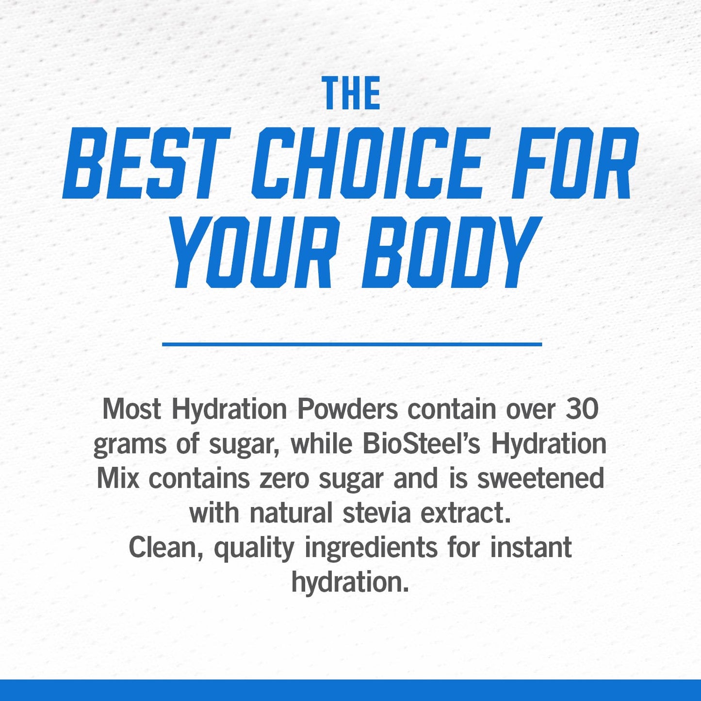 BioSteel Electrolyte Hydration Mix, Blue Raspberry, 12 Sticks, Zero Sugar BioSteel Sports