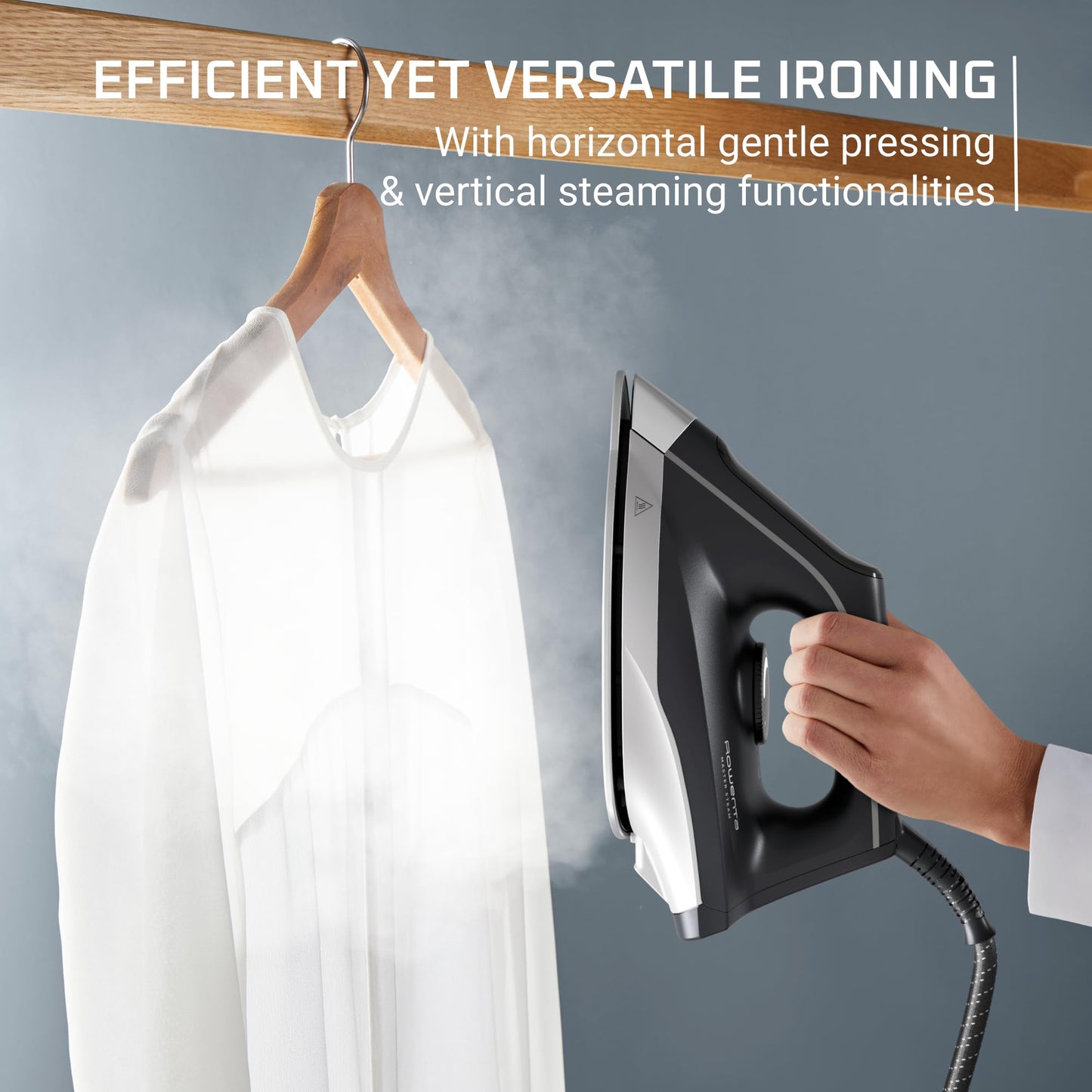 Rowenta Iron Steamer for Clothes Master Steam Station, Professional Steam Iron for Clothes with Stainless Steel Soleplate, 57 Oz, 400 Microsteam Holes, Built-In Pump, 1750 Watts, Black/Green, VR8338 🍁 All In One Marketplace Canada Rowenta