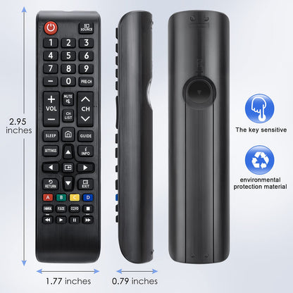(Pack of 2) Universal Remote for Samsung TV Remote, Replacement for All Samsung Smart TV LED QLED UHD LCD HDTV Frame Curved 4K 8K 3D Series TV
