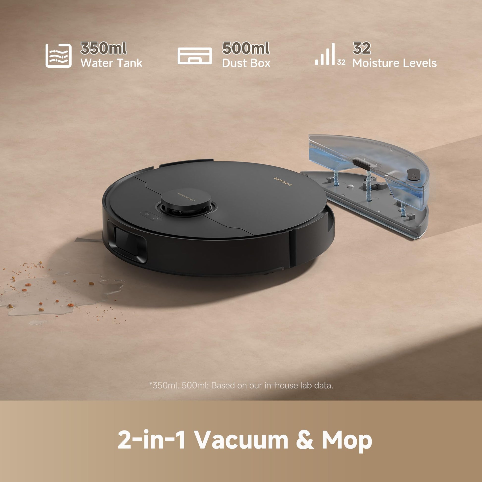 DREAME D20 Plus Robot Vacuums and mop, Self-Emptying, DuoBrush for Pet Hair dreame