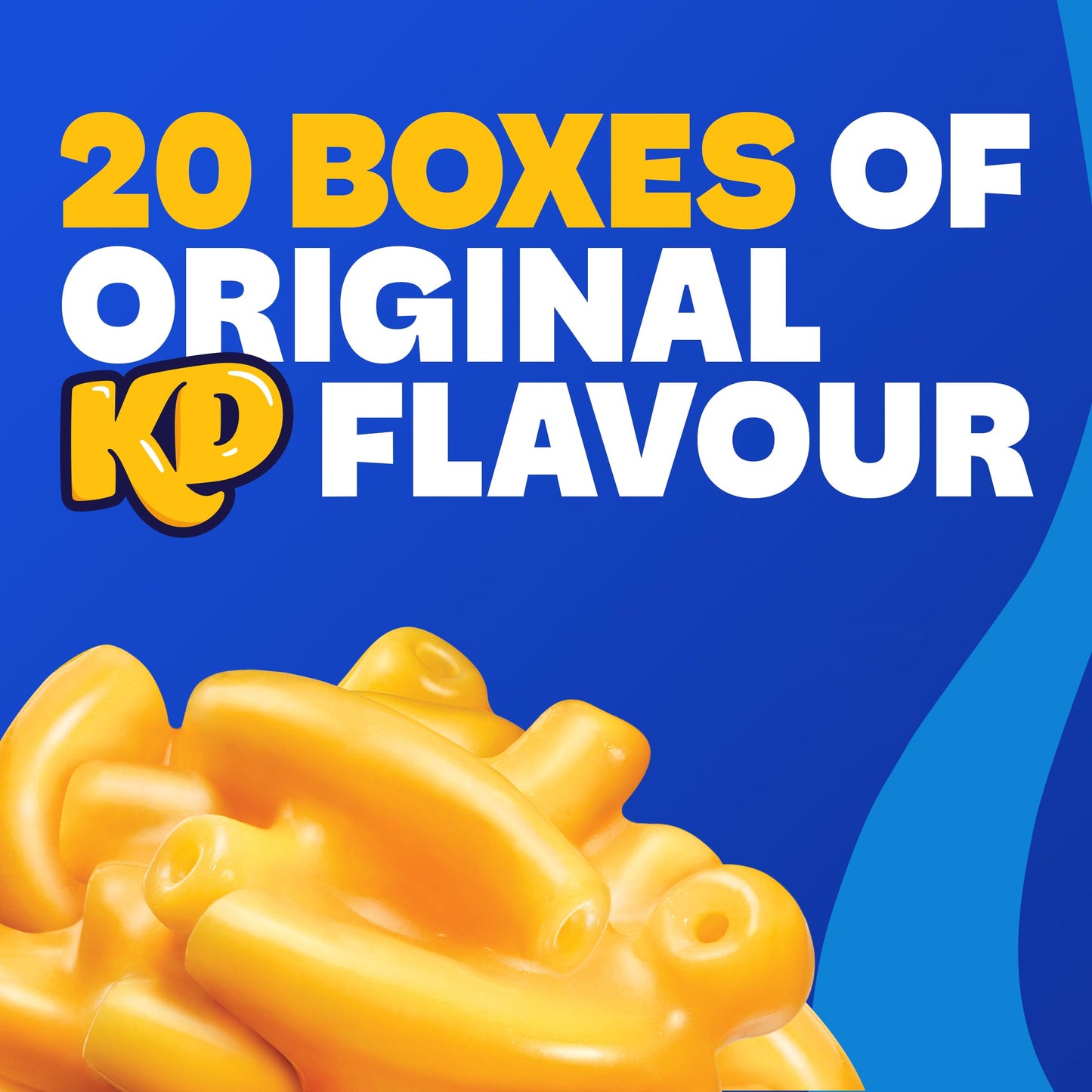 Kraft Dinner Original Mac and Cheese, 200g Box - 20 Pack Bundle