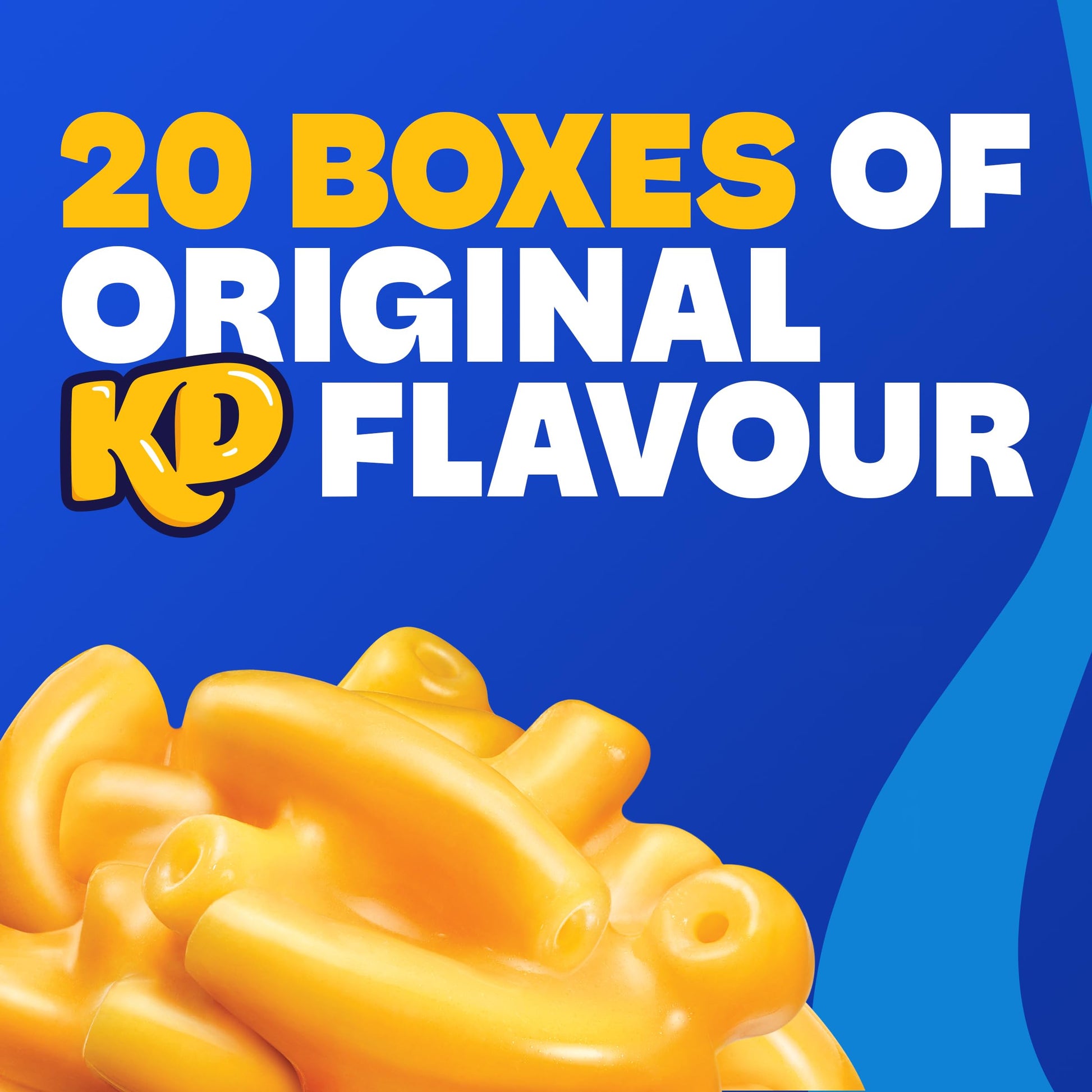 Kraft Dinner Original Mac and Cheese, 200g Box - 20 Pack Bundle