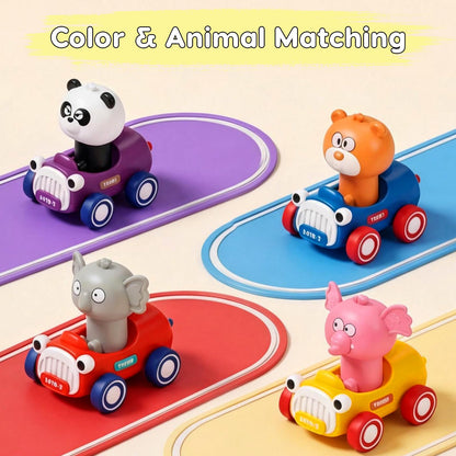 Baby Press and Go Car Toys for 1-2-3 Year Old Boys,Push Go Animal Racing Baby Cars Toys for Toddlers 12-18 Months,1st Christmas Birthday Gifts for 1 2 3 Year Old Boys Girls Toddler Toys for Boy & Girl 🍁 All In One Marketplace Canada