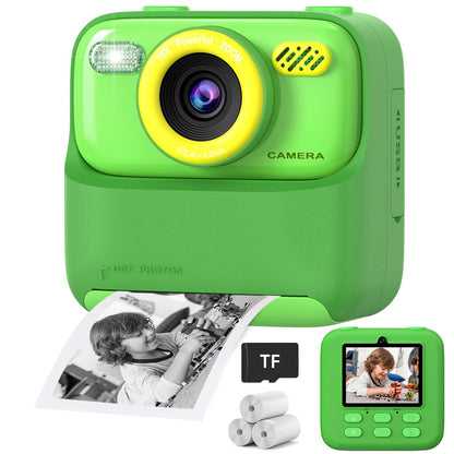 Upgrade Kids Camera Instant Print for Boys and Girls, 1080P HD Dual-Lens Selfie Digital Camera with Print Paper & 32G Card, Christmas Birthday Gifts Toys for Toddler and Teenagers Age 3-16 Years Old 🍁 All In One Marketplace Canada