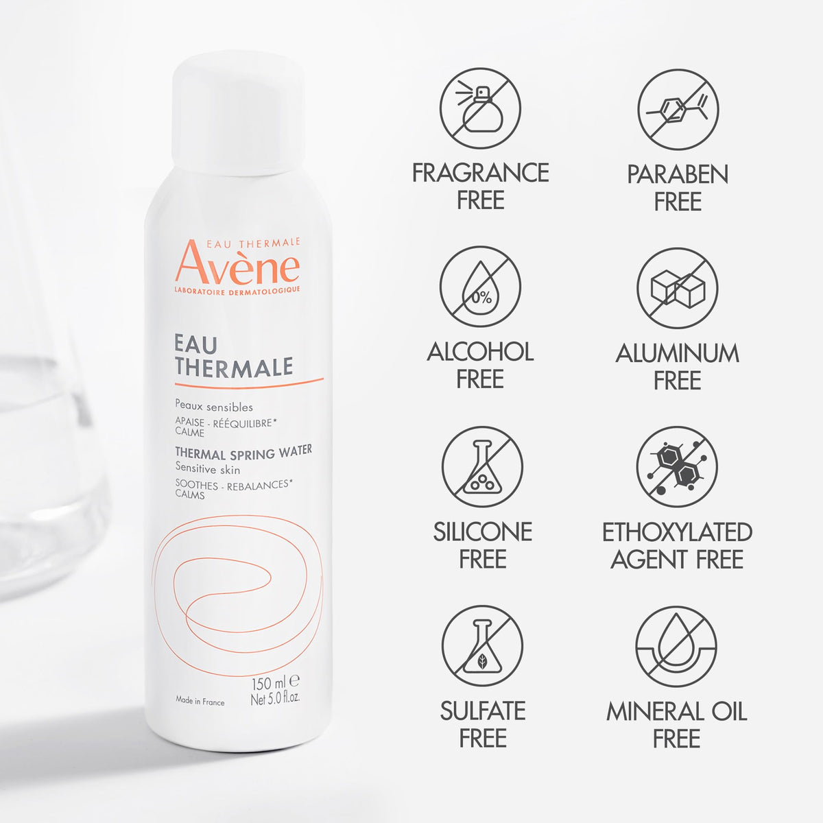 Eau Thermale Avene thermal spring water soothing facial mist, 150ml