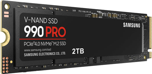 Disque dur SSD interne SAMSUNG 990 PRO 2 To PCIe Gen4 NVMe M.2, jusqu'à 7 450 Mo/s, vitesse rapide pour le jeu, contrôle de la chaleur, stockage direct et extension de mémoire, MZ-V9P2T0B/AM [Version canadienne] 🍁 All In One Marketplace Canada