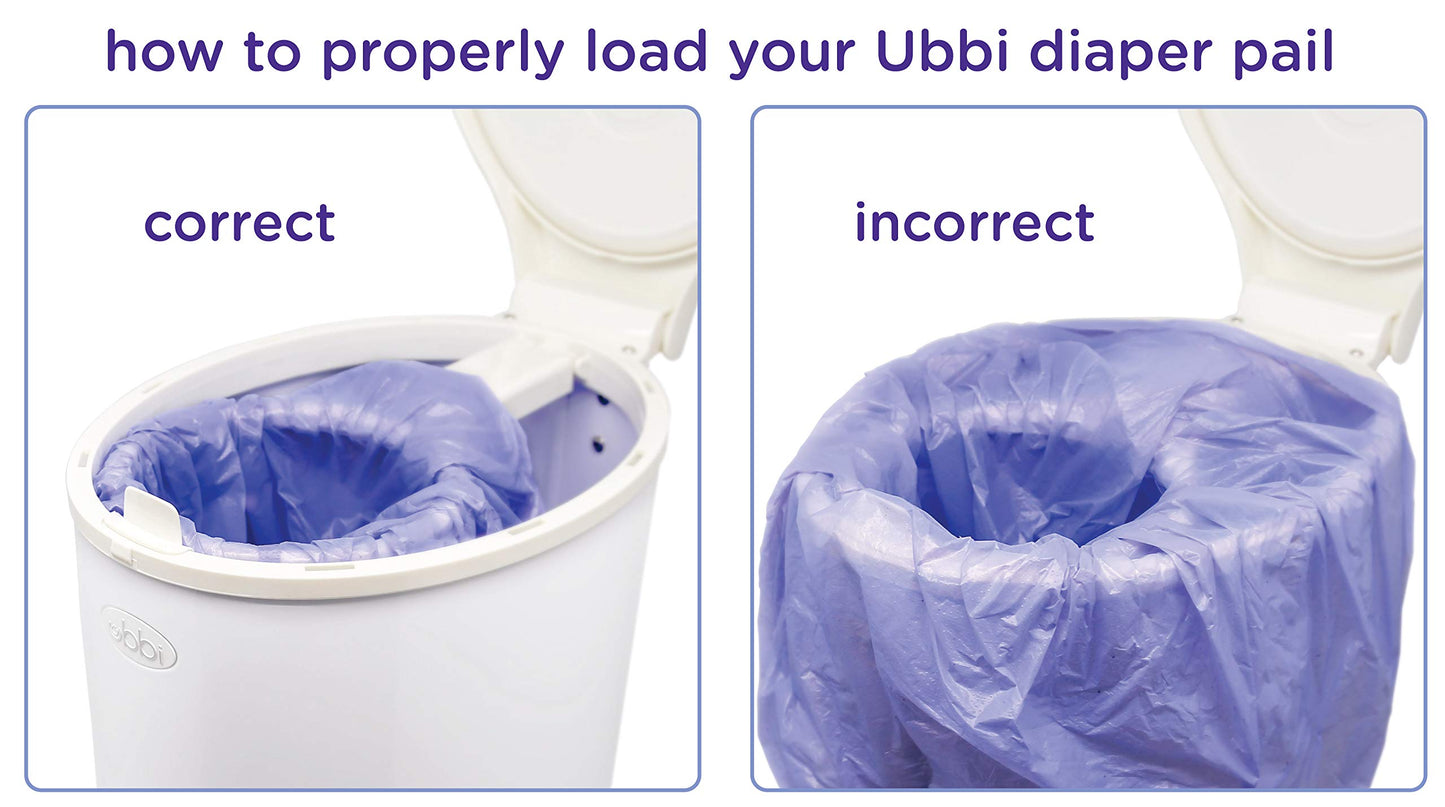 Ubbi Disposable Diaper Pail Plastic Bags, Value Pack, 75 Count, 13-Gallon Bags 🍁 All In One Marketplace Canada