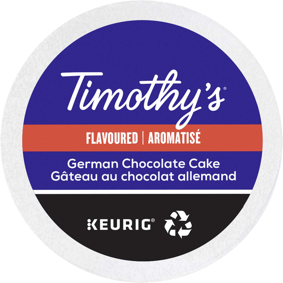 Timothy's World German Chocolate Cake Coffee K-Cups for Keurig Brewers 96 Count 🍁 All In One Marketplace Canada