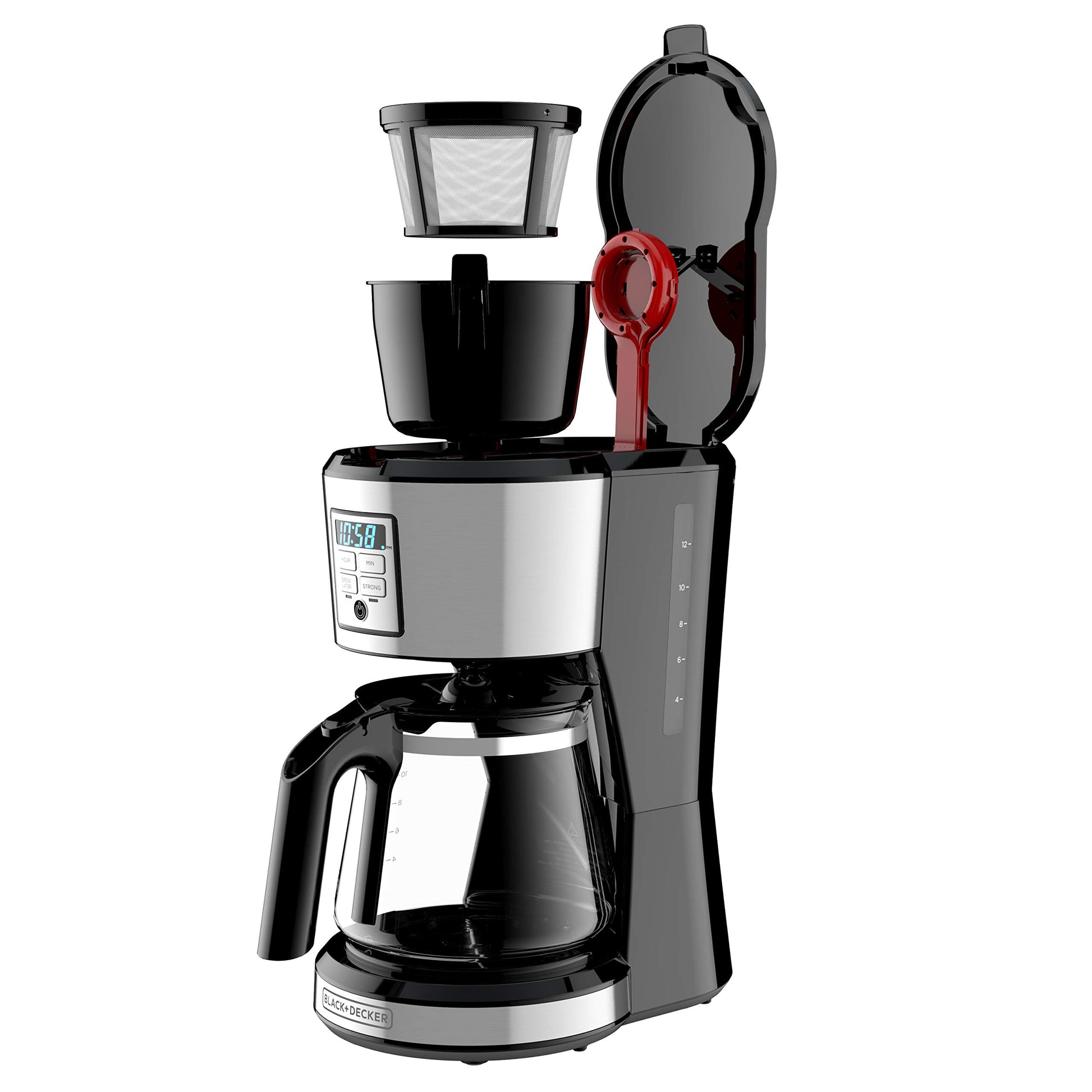 BLACK + DECKER 12 Cup Programmable Coffee Maker in Stainless Steel, CM1231SC - Available at All In One Marketplace Canada