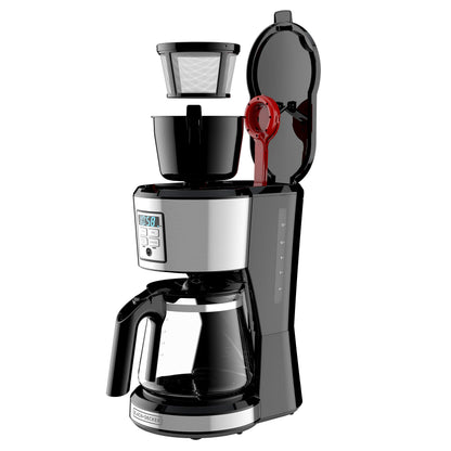 BLACK + DECKER 12 Cup Programmable Coffee Maker in Stainless Steel, CM1231SC - Available at All In One Marketplace Canada