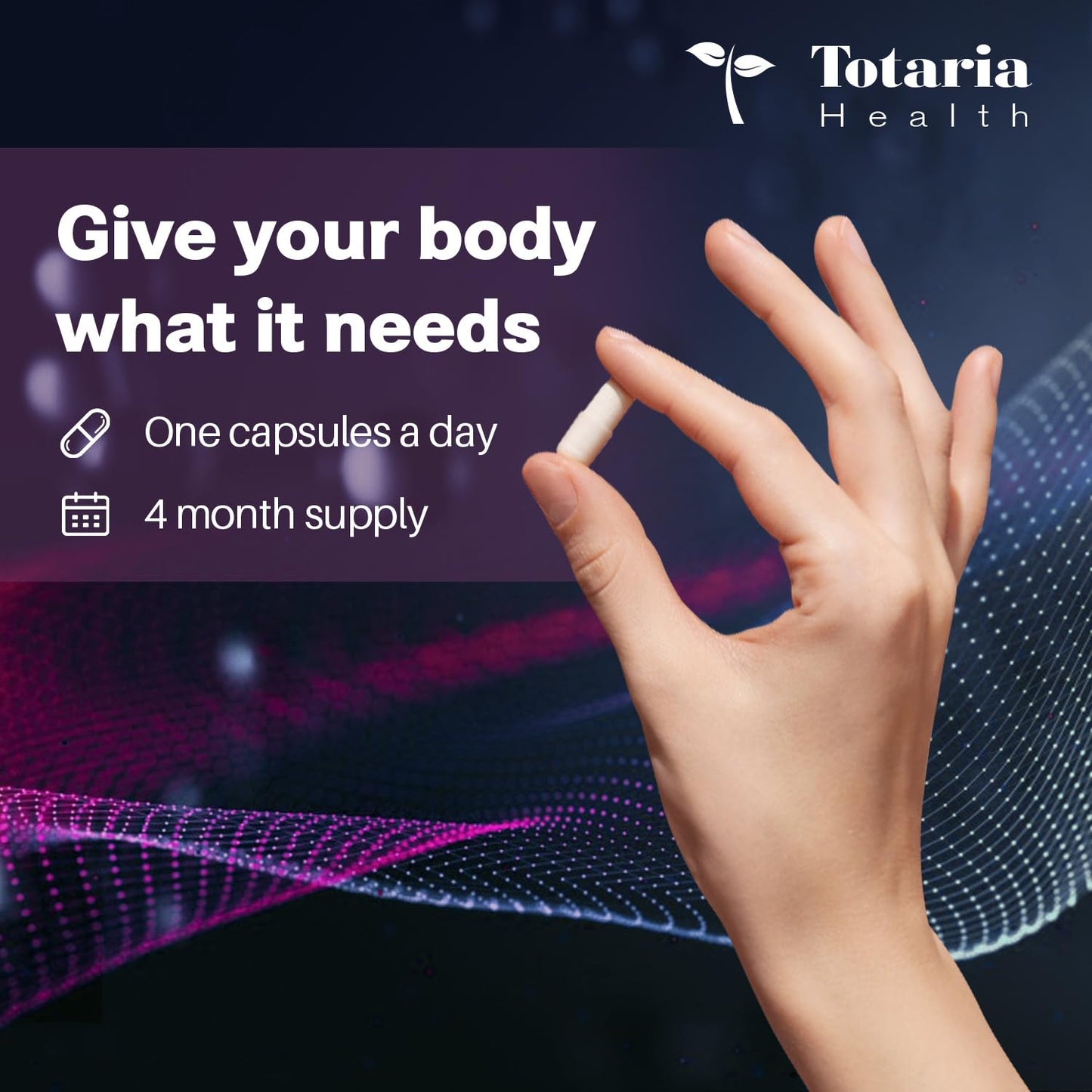 Totaria Magnesium Complex 700mg 12 in 1 Magnesium Supplement with Glycinate Citrate Malate Oxide Taurate Aspartate Orotate Magnesium Relaxation,Muscle,Heart Support, Vegan 120 Capsules - Available at All In One Marketplace Canada
