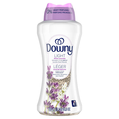 Downy Light Laundry Scent Booster Beads for Washer, White Lavender, with No Heavy Perfumes, 680 g - Available at All In One Marketplace Canada