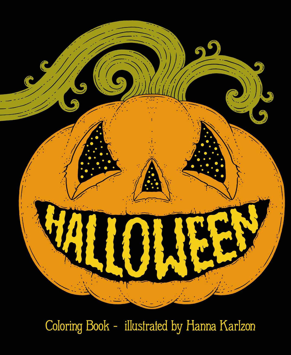 Halloween : Livre de coloriage pour adultes à couverture rigide avec papier épais de haute qualité