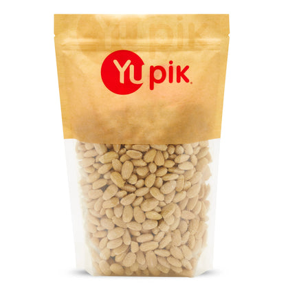 Yupik Whole Blanched Almonds, 1Kg, Skinless, Unsalted, Gluten-Free, Kosher, Raw, Good Source Of Protein, Fiber, Iron & Calcium, Low In Carb Yupik