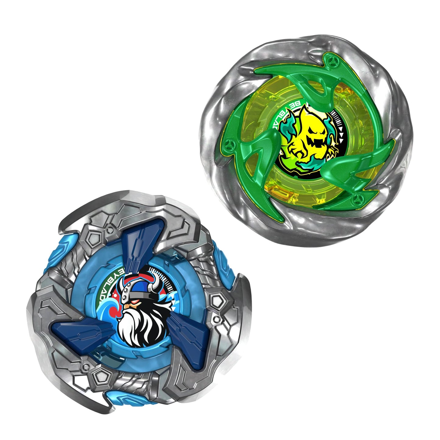Beyblade X Circle Ghost 4-60LR UX & Hack Viking 4-55O UX Takara Tomy Dual Pack Set with 2 Right-Spinning Tops, Battling Tops Game Toys, Ages 8+ BEYBLADE