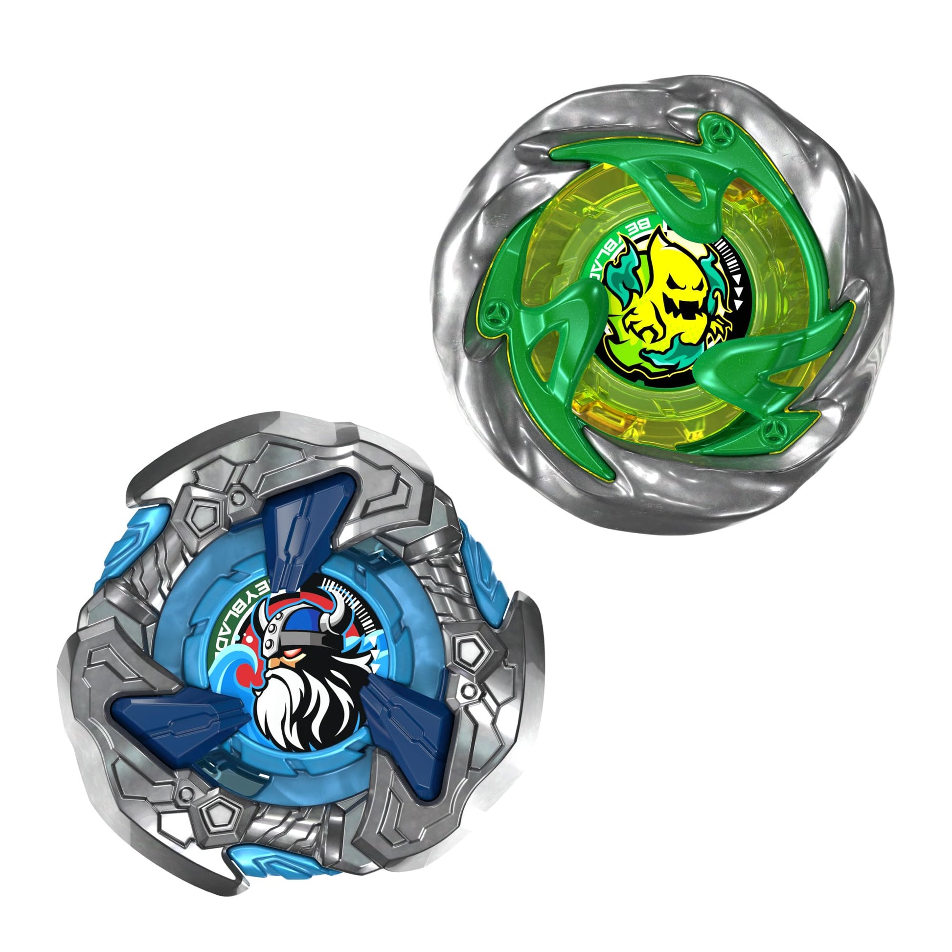 Beyblade X Circle Ghost 4-60LR UX & Hack Viking 4-55O UX Takara Tomy Dual Pack Set with 2 Right-Spinning Tops, Battling Tops Game Toys, Ages 8+ BEYBLADE