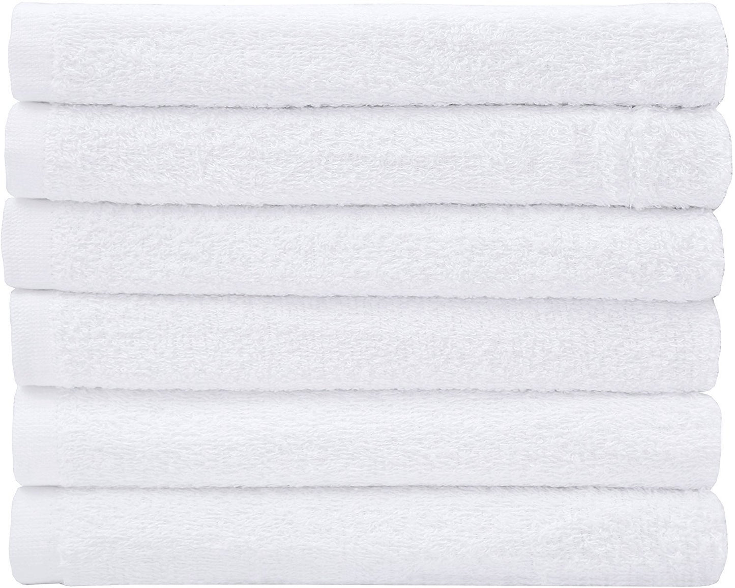 Utopia Towels - Cotton Washcloths Set - 100% Ring Spun Cotton, Premium Quality Flannel Face Cloths, Highly Absorbent and Soft Feel Fingertip Towels (24 Pack, White)