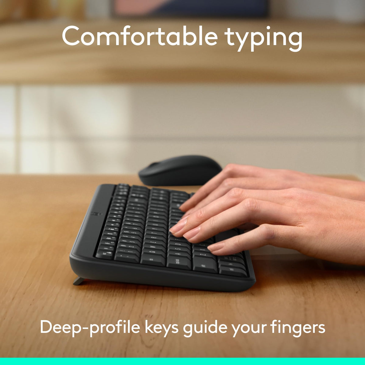 Logitech MK250 Wireless Bluetooth Keyboard and Mouse Combo - Graphite