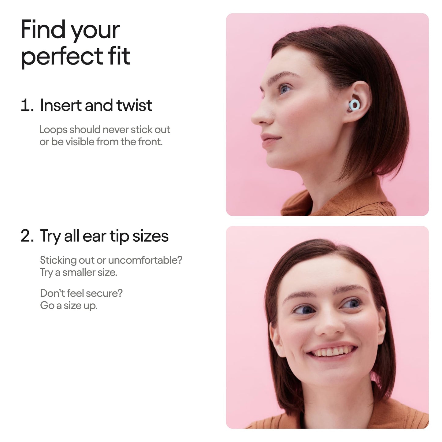 Loop Quiet 2 Ear Plugs – Ultra-Comfy Reusable Noise-Reducing Earplugs For Sleep, Deep Focus, Travel, Noise Sensitivity | Flexible Hearing Protection | Customizable Fit | 24dB (SNR) Noise Reduction