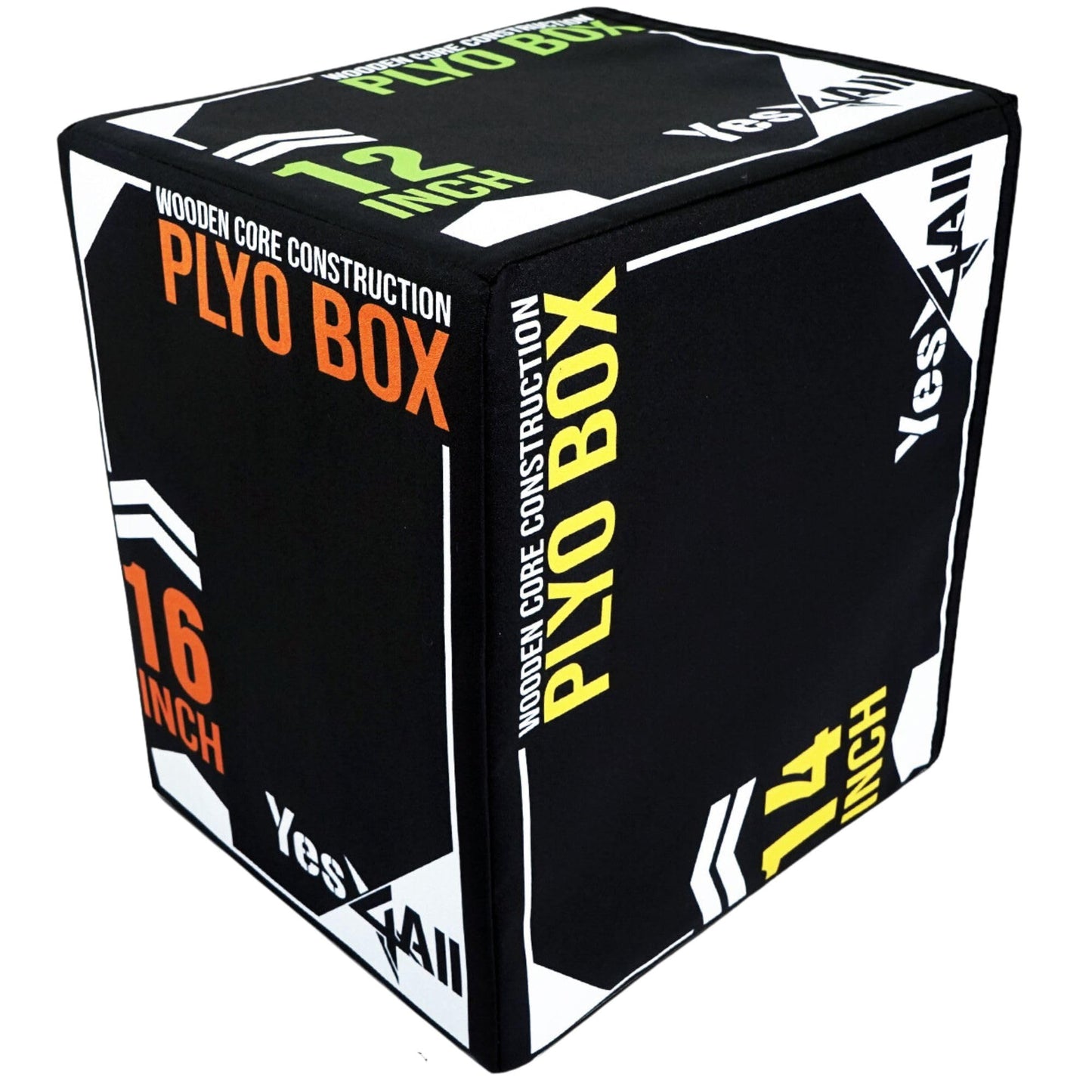 Yes4All 3 in-1 Soft Plyo Box, Model Foam Core, Wooden Core, Foam Box for Exercise, MMA, Training, Available in 4 Sizes Yes4All