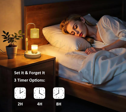 Candle Warmer Lamp with Timer Dimmer Adjustable Height, Christmas Gifts for Women Mom, Dimmable Wax Melter for Jar Candles, Home Decor Living Room Bedroom Decor 🍁 All In One Marketplace Canada