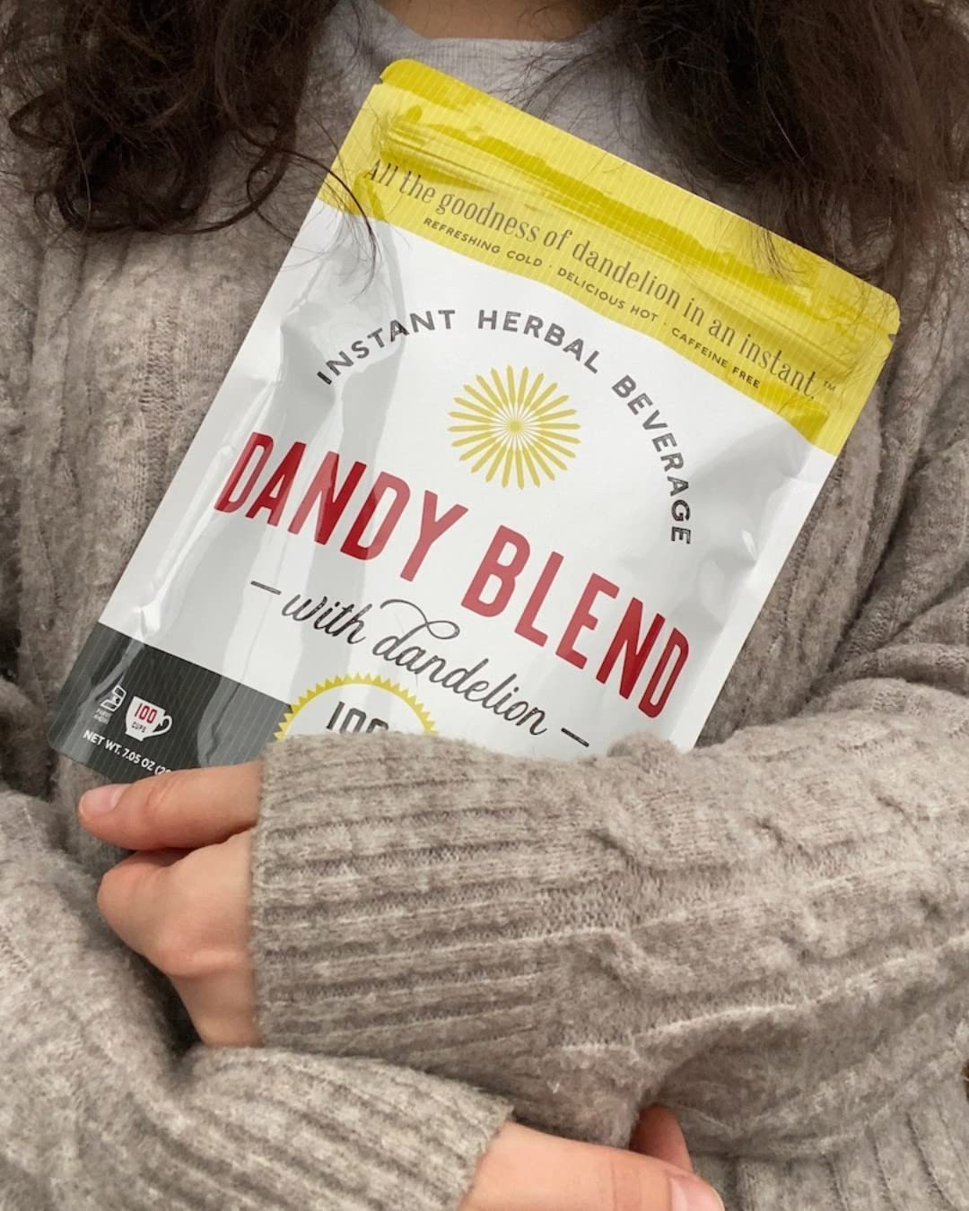 Dandy Blend Instant Herbal Beverage with Dandelion, 2lb / 908g (Packaging may vary)
