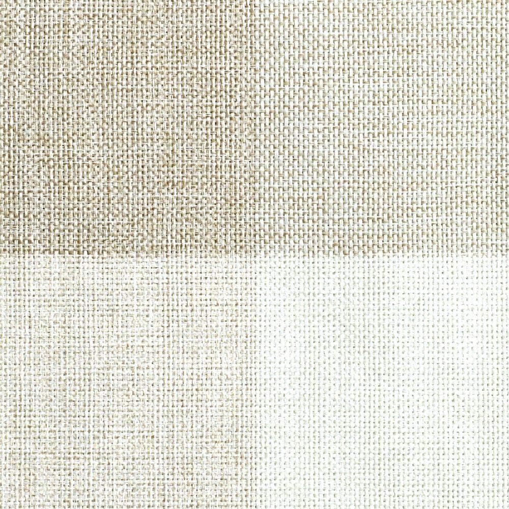 MIULEE Pack of 2 Farmhouse Buffalo Check Plaids Polyester Linen Soft Soild Decorative Square Throw Pillow Covers Home Decor Cushion Case for Christmas Sofa Bedroom 18x18 Inch Cream White and White 🍁 All In One Marketplace Canada