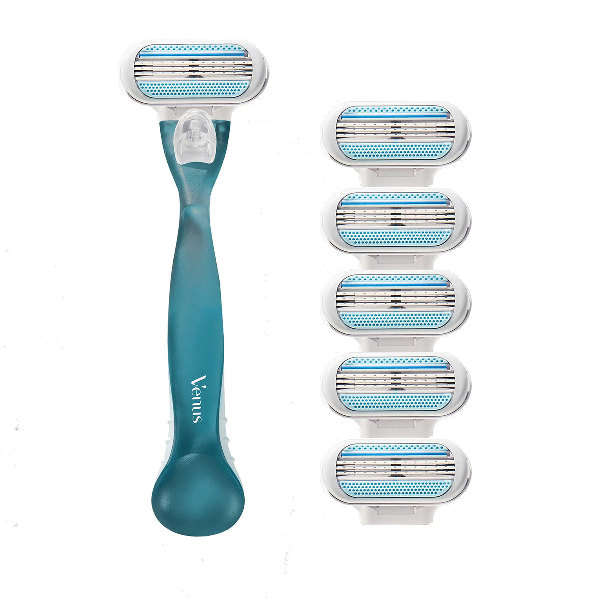 Gillette Venus Razors Women, Smooth Razors, 1 Handle + 6 Razor Blade Refills