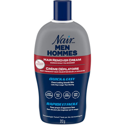 Nair Men Hair Remover Cream for Chest, Back, Legs & Arms, 312 g