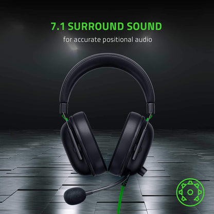 Razer BlackShark V2 X Gaming Headset: 50mm Drivers - Cardioid Mic - Memory Foam Cushion - Lightweight- Comfortable, Noise Isolating Earcups - for PC, PS4, PS5, Switch - 3.5mm Audio Jack - Black
