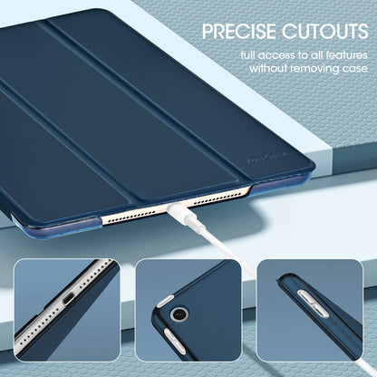 ProCase for iPad 10.2 Case iPad 9th Generation 2021/ iPad 8th Generation 2020/ iPad 7th Generation 2019 Case, iPad Cover 9th Generation Slim Hard Back Smart Cover for 10.2 iPad Case -Navy - Available at All In One Marketplace Canada