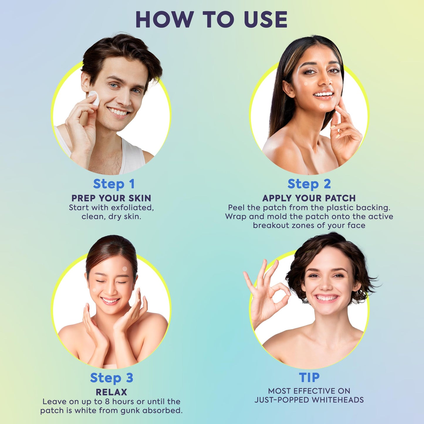 LivaClean 330 CT Pimple Patches for Face w/Hydrocolloid Only | Ideal for Sensitive Skin - Four Sizes - Pimple Patch, Hydrocolloid Patch, Acne Patches for Face - Available at All In One Marketplace Canada