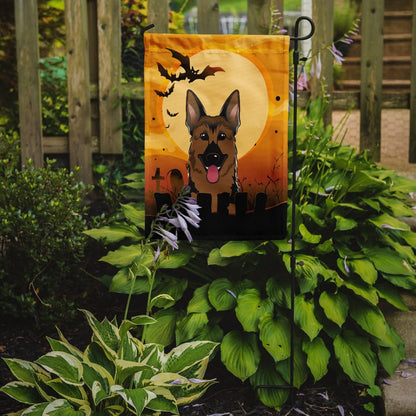 Caroline's Treasures BB1769GF Halloween German Shepherd Garden Size Flag, Small, Multicolor