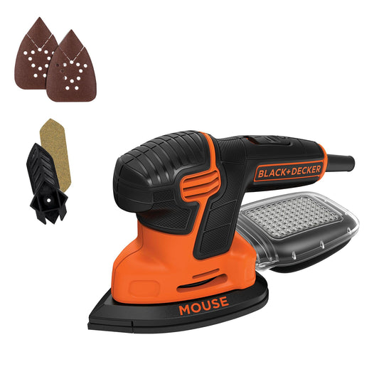 BLACK+DECKER MOUSE 1.2 Amp Electric Detail Sander (BDEMS600) - Available at All In One Marketplace Canada