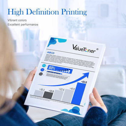 Valuetoner Remanufactured Ink Cartridges Replacement for HP 65XL Ink Cartridge Combo Pack 65 XL for Envy 5055 5052 5058 DeskJet 3755 2655 3720 3722 3723 3752 3758 2652 2624(1 Black, 1 Color) Valuetoner