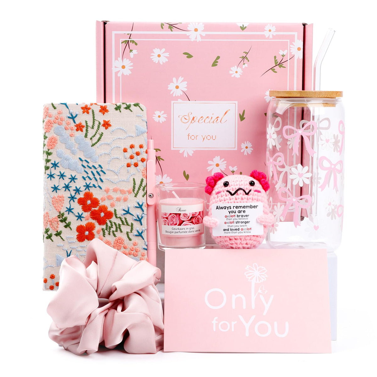 Gifts for Teen Girls, Teen Girl Gift Trendy Stuff, Teenage Girl Gift, Birthday Christmas Valentine's Day Cute Gifts Teen Girls Daughter, Sister, Best Friend Gift Basket for Women (Pink) 🍁 All In One Marketplace Canada