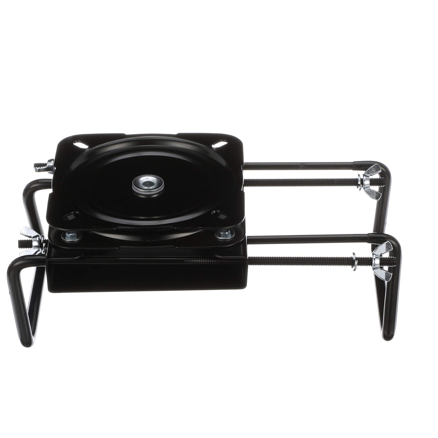 Attwood 15700-3 Seat Mount, Clamp-On with Swivel, Adjusts from 7 ½ inches to 18 inches, Black, Powder-Coated Aluminum attwood