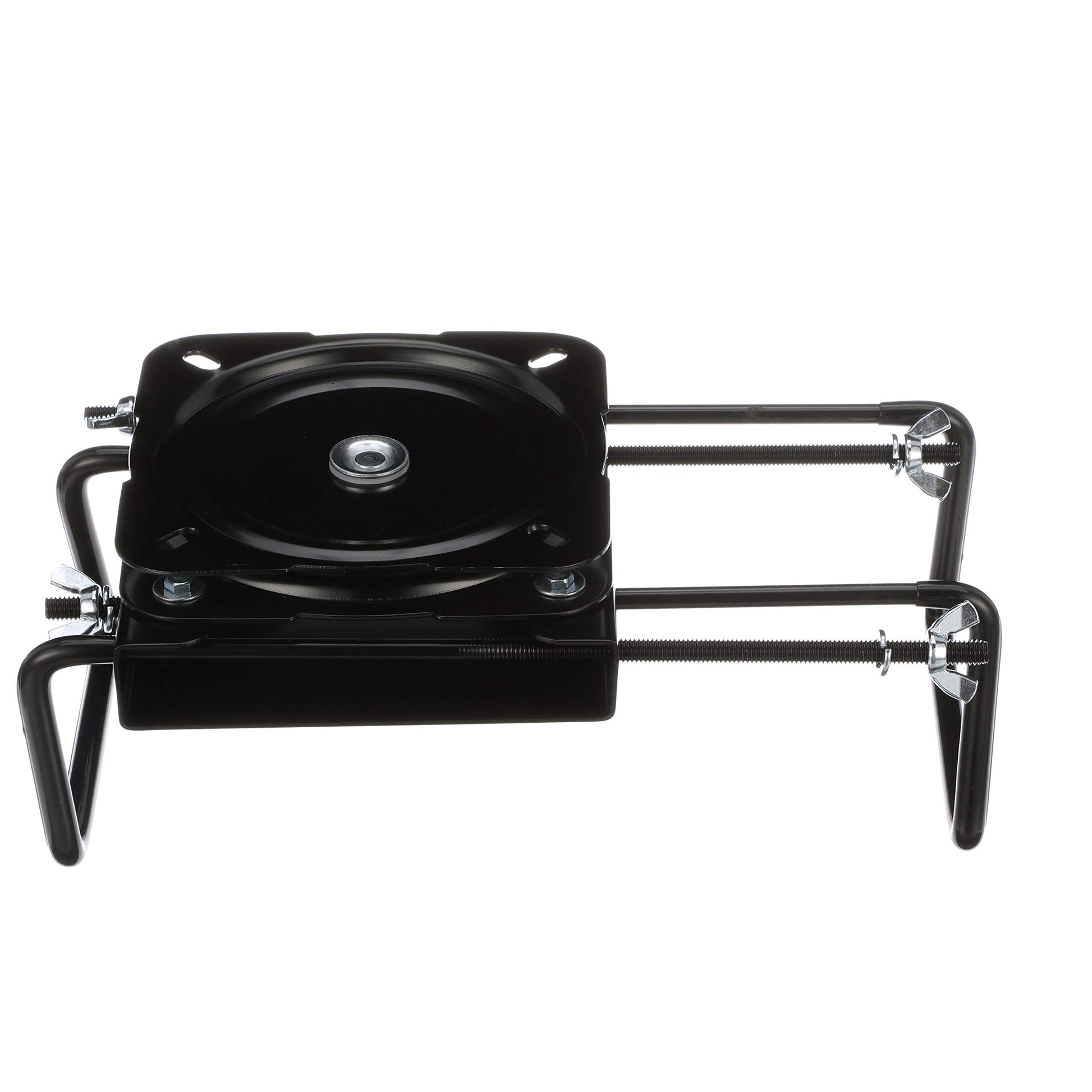Attwood 15700-3 Seat Mount, Clamp-On with Swivel, Adjusts from 7 ½ inches to 18 inches, Black, Powder-Coated Aluminum attwood