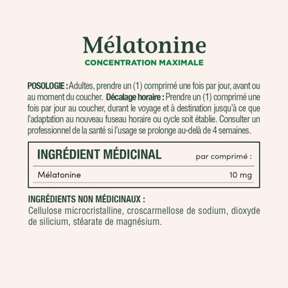 NATURE'S BOUNTY Maximum Strength Melatonin, 10 mg, Value Size, Helps Reset Sleep-wake Cycle, Helps Increase Total Sleep Time, Fall Asleep Faster, Fights Jet Lag, 120 Tablets, 44 g - Available at All In One Marketplace Canada