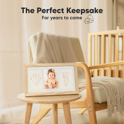KeaBabies Baby Hand and Footprint Kit, Clay Keepsake Frame (Ash Wood) 🍁 All In One Marketplace Canada
