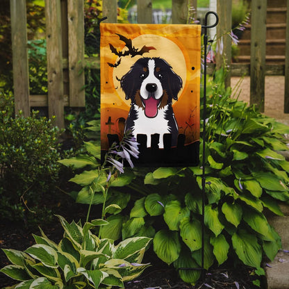 Caroline's Treasures BB1795GF Halloween Bernese Mountain Dog Flag Garden Size, Small, Multicolor
