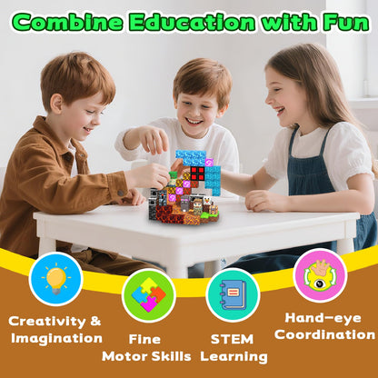 SSAWER Magnetic Blocks, 150PCS Toys Building Blocks Cubes Gifts for Girls 🍁 All In One Marketplace Canada