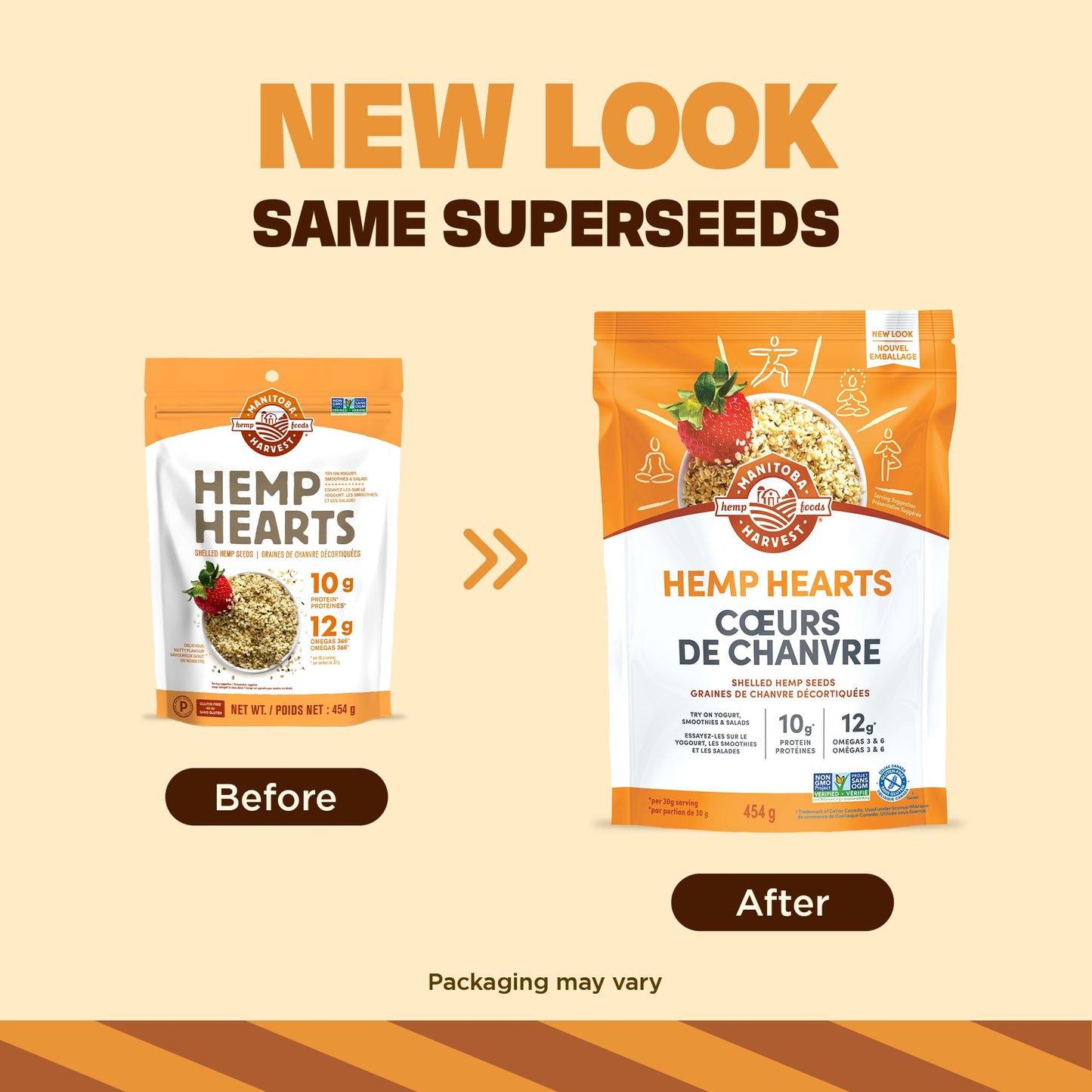 Manitoba Harvest Hemp Hearts Shelled Hemp Seeds, 454g; 10g Plant-Based Protein & 12g Omegas per Serving, Whole 30 Approved, Vegan, Keto, Paleo, Non-GMO, Gluten Free