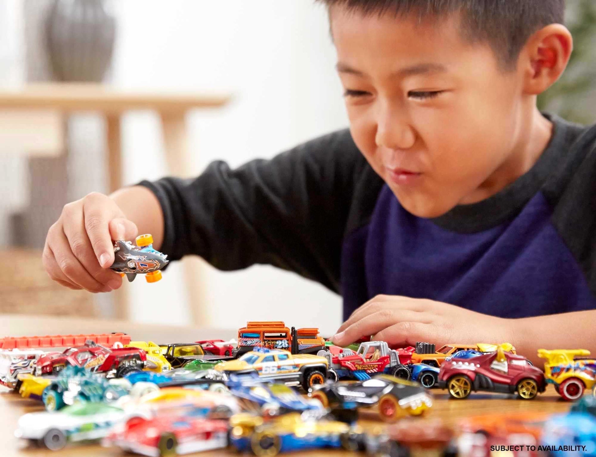 Hot Wheels Toy Cars & Trucks 20-Pack, Set of 20 1:64 Scale Vehicles for Play or Display, Instant Collection (Styles May Vary) - Available at All In One Marketplace Canada