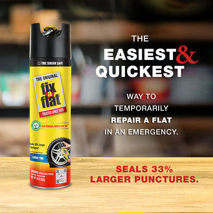 Fix-A-Flat 29226 Large Aerosol Tire Inflator, 567g, 1 Fix-A-Flat