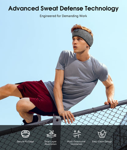 MUSICOZY Bluetooth 5.4 Sleep Headphones Headband, Wireless Sleeping Headphones Sleep Mask Earbuds IPX6 Waterproof for Side Sleepers Workout Running Insomnia Travel Yoga Cool Tech Gadgets Unique Gift - Available at All In One Marketplace Canada