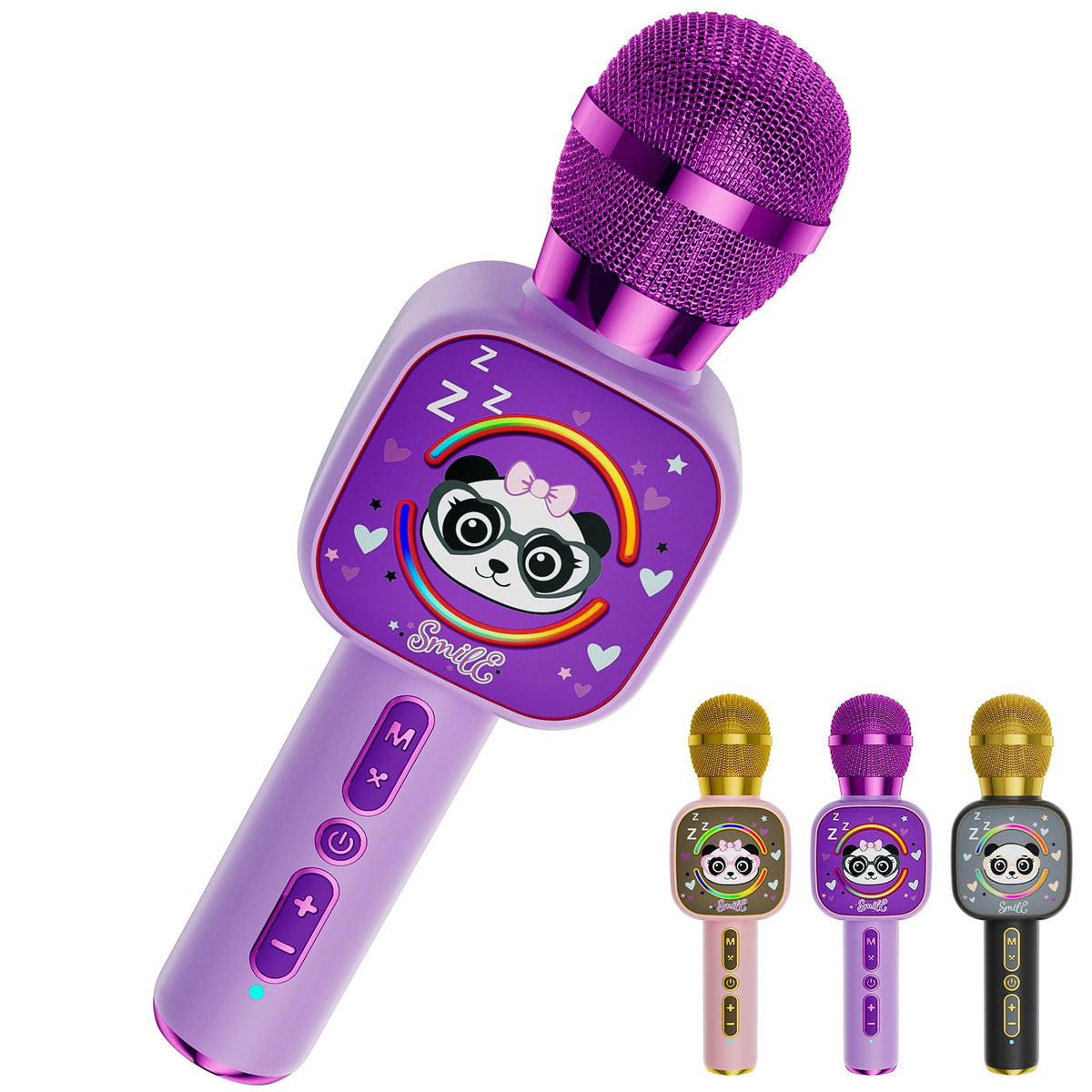 Kids Karaoke Microphone Mini, Bluetooth Voice Changer Toy Ages 3-12, Purple 🍁 All In One Marketplace Canada