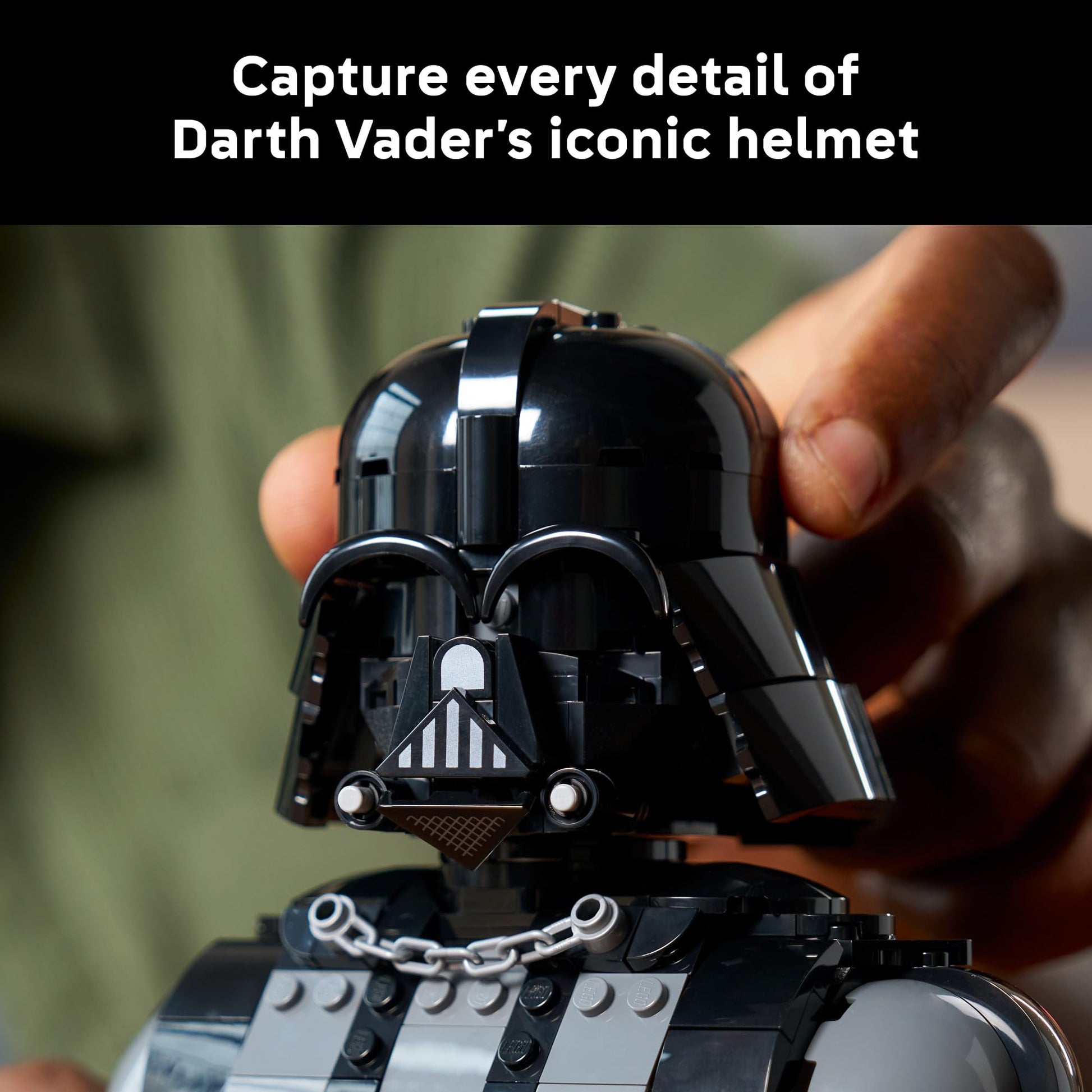 LEGO Star Wars Darth Vader Bust - Collectible Building Set for Adults, Ages 18+ - Star Wars Gift for Men & Women - with Darth Vader Minifigure - Bedroom or Shelf Decor - 75439 LEGO